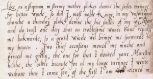Letter from Elizabeth