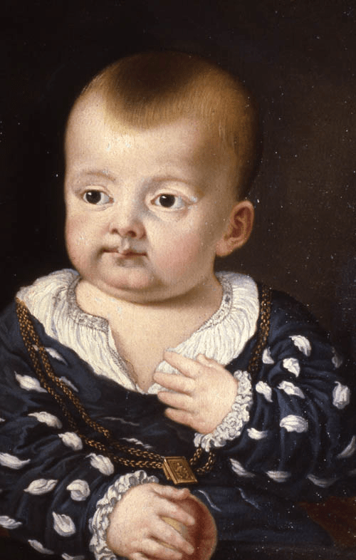Francis Bacon as a child